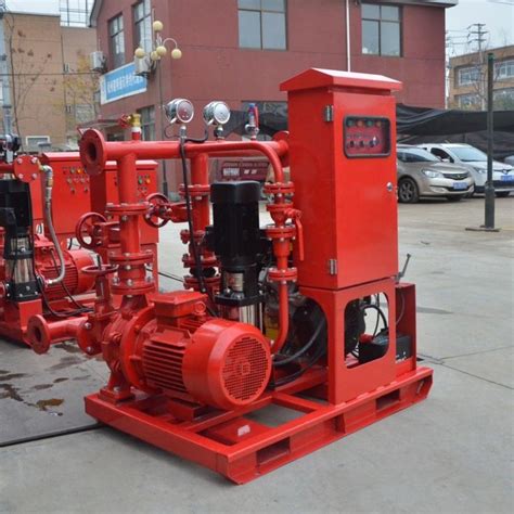 Small Flow Edj Fire Pump Set Electric Motor Fire Pumpdiesel Engine