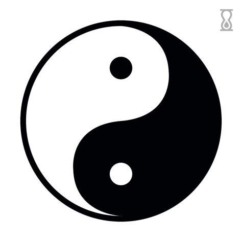 Ying Yang Semi Permanent Tattoo En Arte De Discos De Vinilo