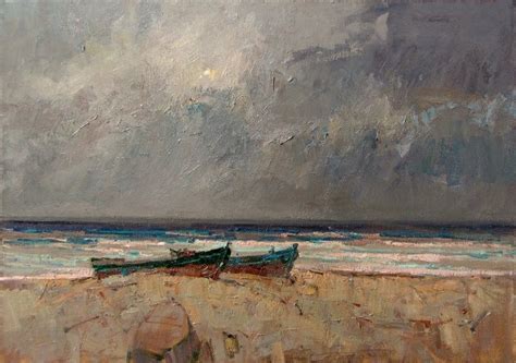 Авторские галереи - Волков Даниил Викторович / Лодки / Живопись [Пейзаж ...