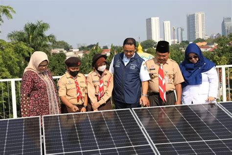 Pertama Di Indonesia Anies Baswedan Resmikan Sekolah Net Zero Carbon