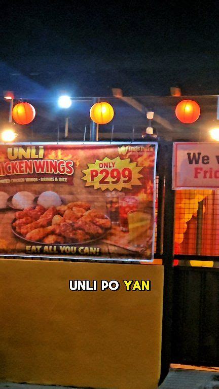 legit na masarap na unlimited chicken wings masusubukan na dito sa