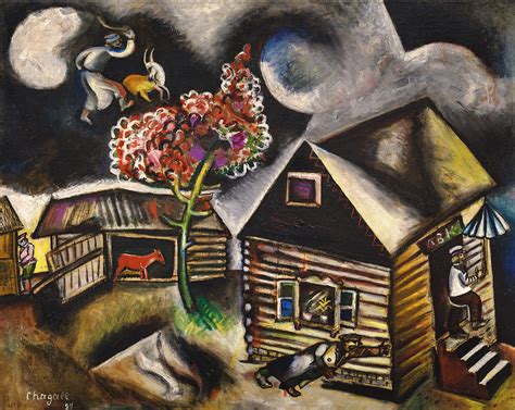 Marc Chagall Rain The Guggenheim Museums And Foundation