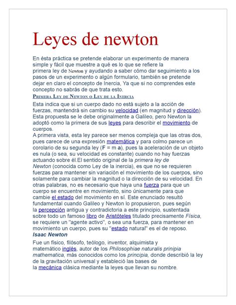 Calaméo Leyes De Newton