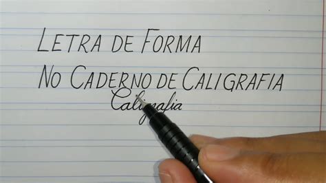 Como Escrever No Caderno De Caligrafia Letra De Forma - Como Escrever No Caderno De Caligrafia Letra De Forma - FDPLEARN