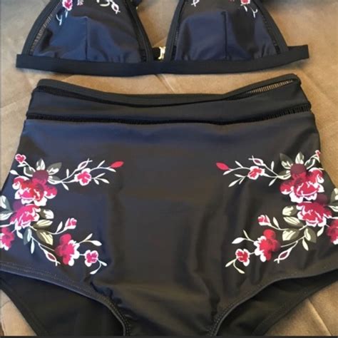 Tankini Swimwear Swim Super Sexy Floral High Waisted Bikini Swimsuit Poshmark