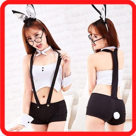Jual Baju Tidur Seksi Lingerie Cosplay Kostum Bunny Kelinci Sexy Lb Shopee Indonesia