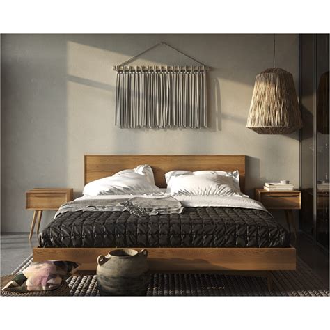 Кровать деревянная двуспальная 180х200 коричневая Bruni - купить за ...