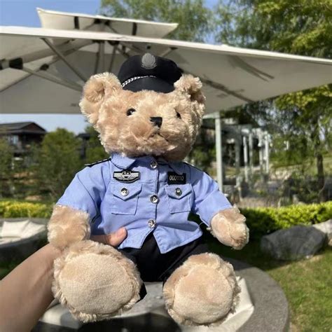 Pangcangshu Прекрасный полицейский медведь Peluche игрушки Медведь ...