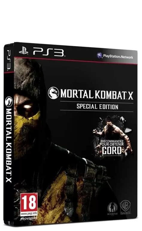 Mortal Kombat Ps3 X