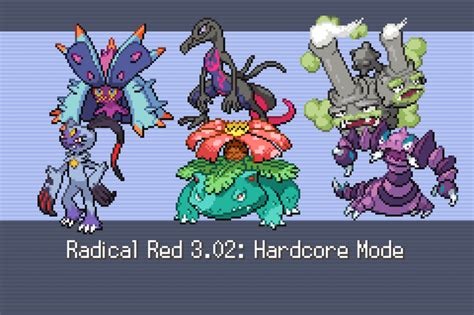 Radical Red done exclusively with Pokemon that have a base speed stat ...