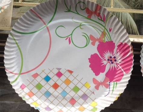 White Round Paper Plate Materials 80 To 140 At Rs 50 Kg In New Delhi