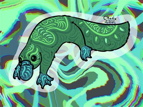 Psychedelic Platypus By Furlongnotequalto8 On Deviantart