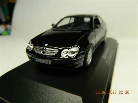 MERCEDES BENZ CLK KLASSE COUPE Minichamps 1 43 Black 33 00 PicClick UK