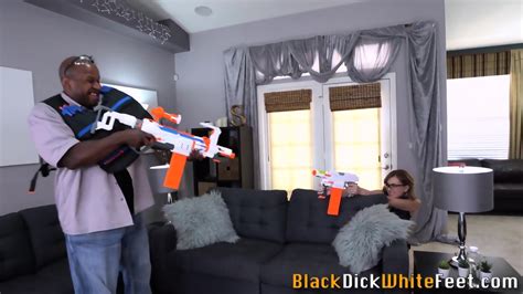 Hot Blonde Gets Feet Cummed