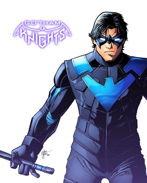 Artstation Nightwing Gotham Knights Knighthood