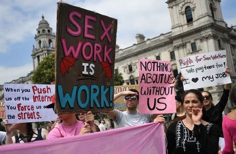 Sex Workers Protest Outside Parliament London Editorial Stock Photo Stock Image Shutterstock