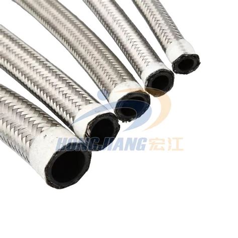 stainless steel braided rubber hose