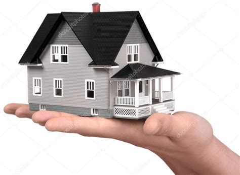 Hand Holding House Model Stock Photo By Billiondigital 118564704