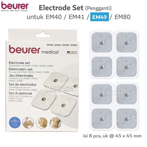 Jual Electrode Beurer Em Em Em Em Tens Ems Isi Pad