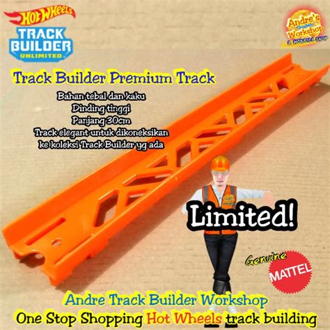 Jual Hotwheels Track Builder Ori Mattel Hot Wheels Track Tikungan Loop Pelontar Finish Straight