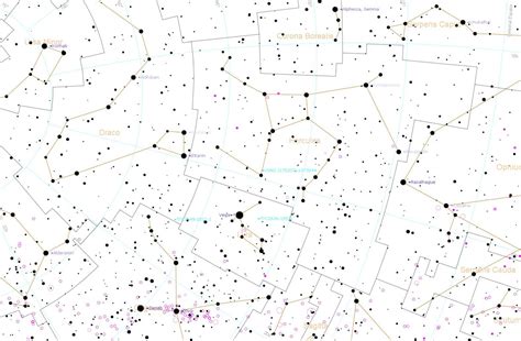 Constellations | Space science, Constellations, Chart