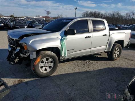 Report 1gtg5benxj1128144 Gmc Canyon 2018 Silver Gas Price And Damage