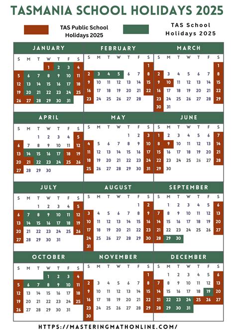 Tasmania School Holidays 2025 -Term Dates & Public Holidays
