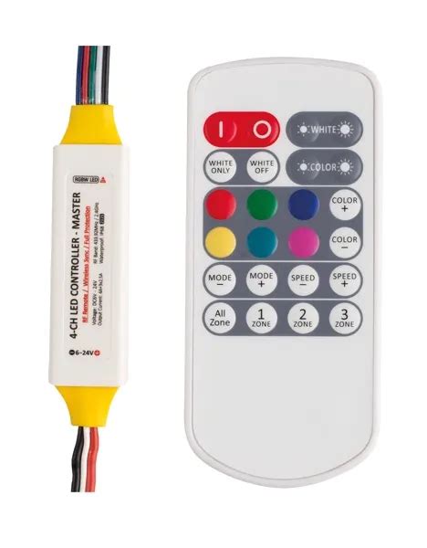 Controller Profesional Rf Master Pentru Benzi Led Rgbw V Dc X