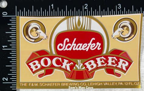 Schaefer Beer Label