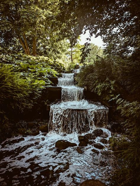 A Waterfall in the Park · Free Stock Photo