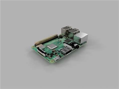 Raspberry Pi 3 树莓派33d模型下载三维模型inventor模型 制造云 产品模型