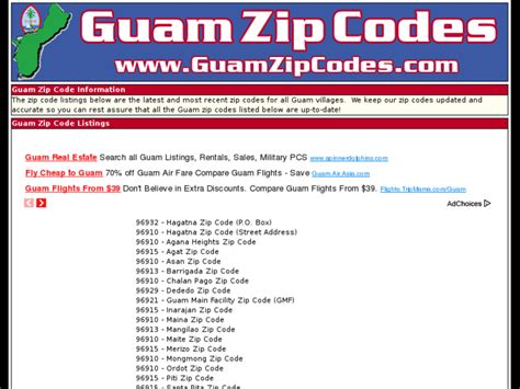 Guam Zip Code Map Images And Photos Finder