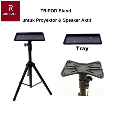 ROCKWARE SPS-502M - 1.8M Tripod Stand Proyektor dan Speaker Aktif ...