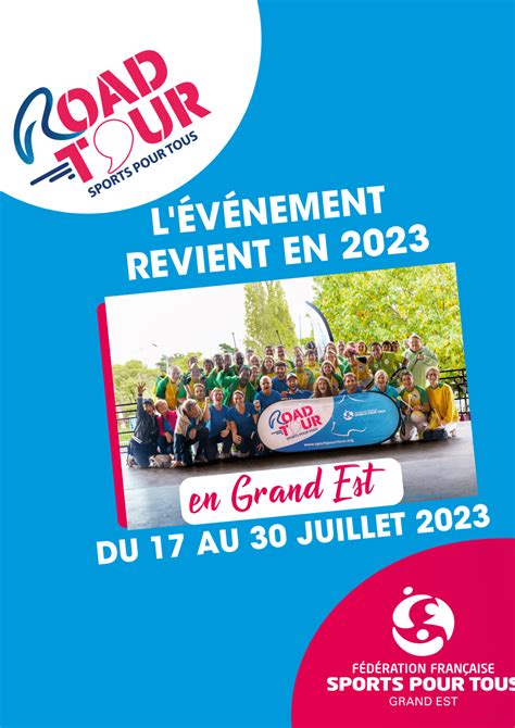 Road Tour 2023 88 Sports Pour Tous Grand Est