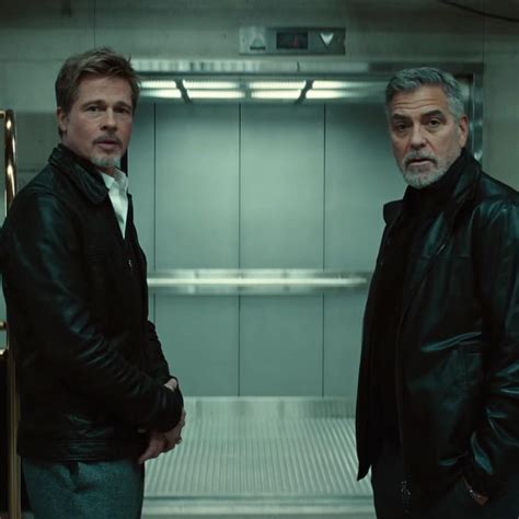 Brad Pitt George Clooney Reunite Onscreen In Wolfs Trailer Watch