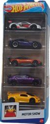 Hot Wheels HOT WHEELS SAMOCHODZIKI 5 PAK MOTOR SHOW HFV80 Morele Net