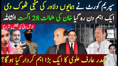 Good News For Imran Khan Against Judge Humayun Dilawar Supreme Court