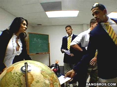 Slutty Milf Teacher Fucks With A Lustful Student In The Classroom