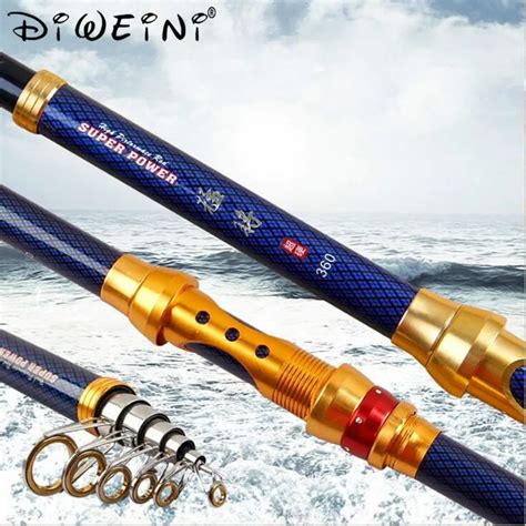 Aliexpress Buy Carbon Fiber Fishing Pole Portable Telescopic