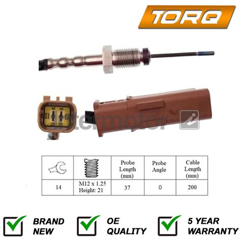 Torq Exhaust Gas Temperature Sensor Fits Expert Expert Tepee Dispatch