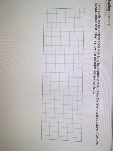 Solved Fatty acids are carboxylic acids with long | Chegg.com