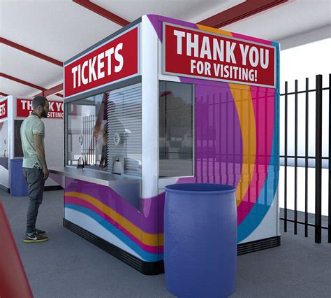 Artstation Ticket Booth Wrap Concepts