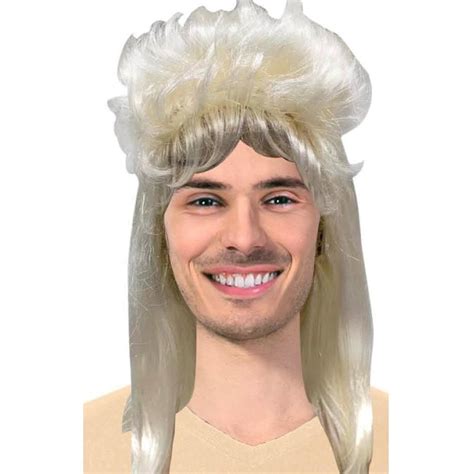 Mullet Wig 80s Fancy Dress Mens Party Costume Rock Bogan Punk 70s 90s Blonde BIG W