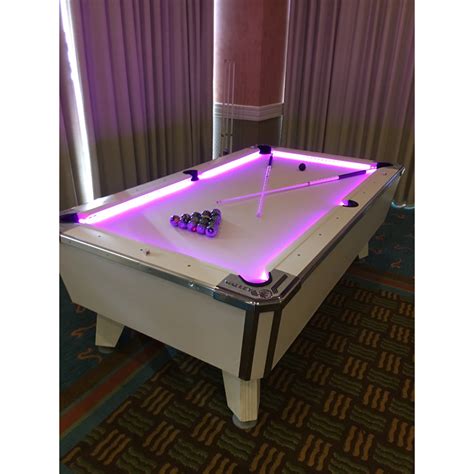 Pool Tables LED - All White - Party Pals