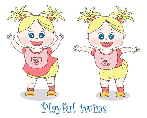 Blonde Twins Girls Over 265 Royalty Free Licensable Stock Illustrations Drawings Shutterstock