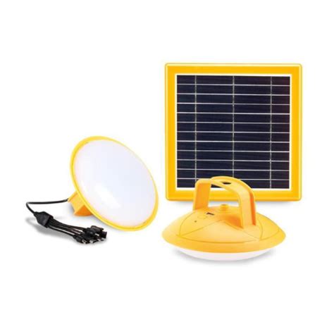 Promate SolarLamp LED Campinglamp Met Snel Oplaadbaar Zonnepaneel En