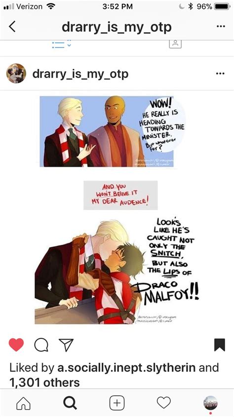 Pin By Judith Van On Drarry Harry Potter Funny Harry Potter Comics Gay Harry Potter