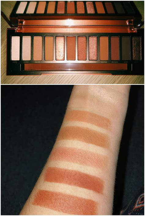 Urban Decay Naked Heat Palette Review Nina Louise