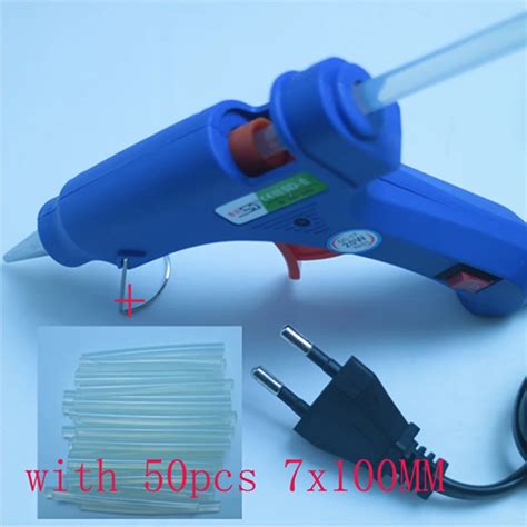 Professional High Temp Heater 20W DIY Hot Glue Gun Repair Heat Tool With Hot Melt Glue Sticks In