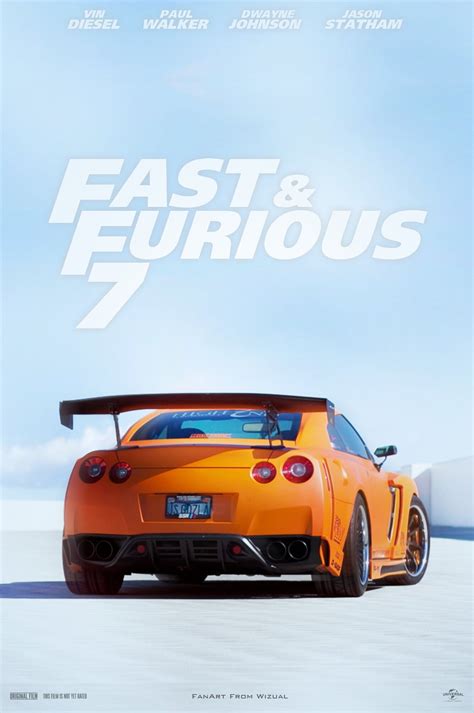 Постеры: Форсаж 7 / Фан-арт фильма «Форсаж 7» (2015) #2220834